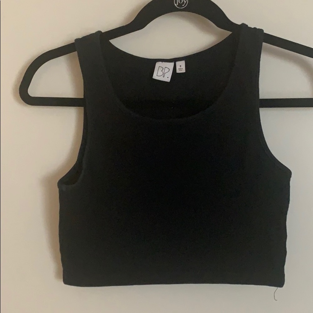 Black crop top